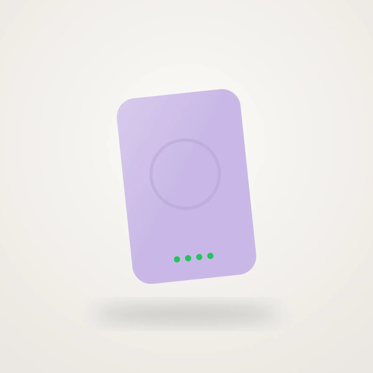 باور بانك أنكر MagGo (10000، Qi2) — lavender